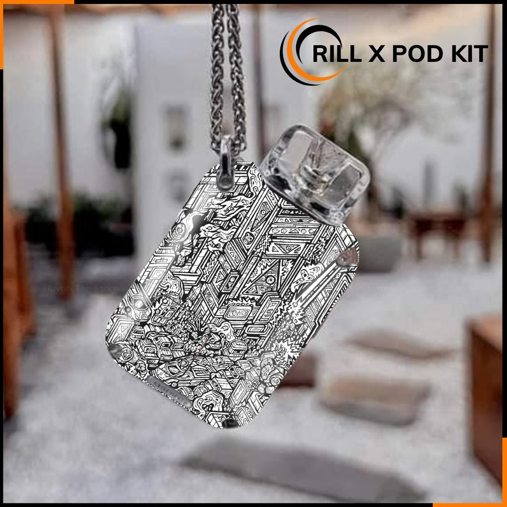 Miếng dán skin in hình xlim pro xlim v2, xlim se, rill x,feelin, xlim sq pro full viền [ U01 ] phụ kiện huỳnh tân store