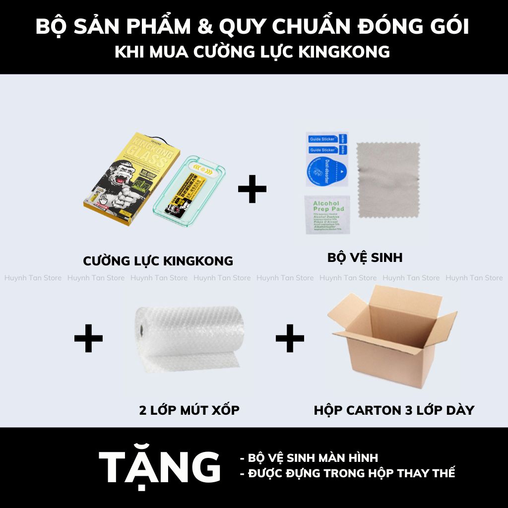 Cường lực khung tự dán KINGKONG iphone 16 pro max ip 15 14 13 12 pro chính hãng WEKOME  [WTP-034/057]