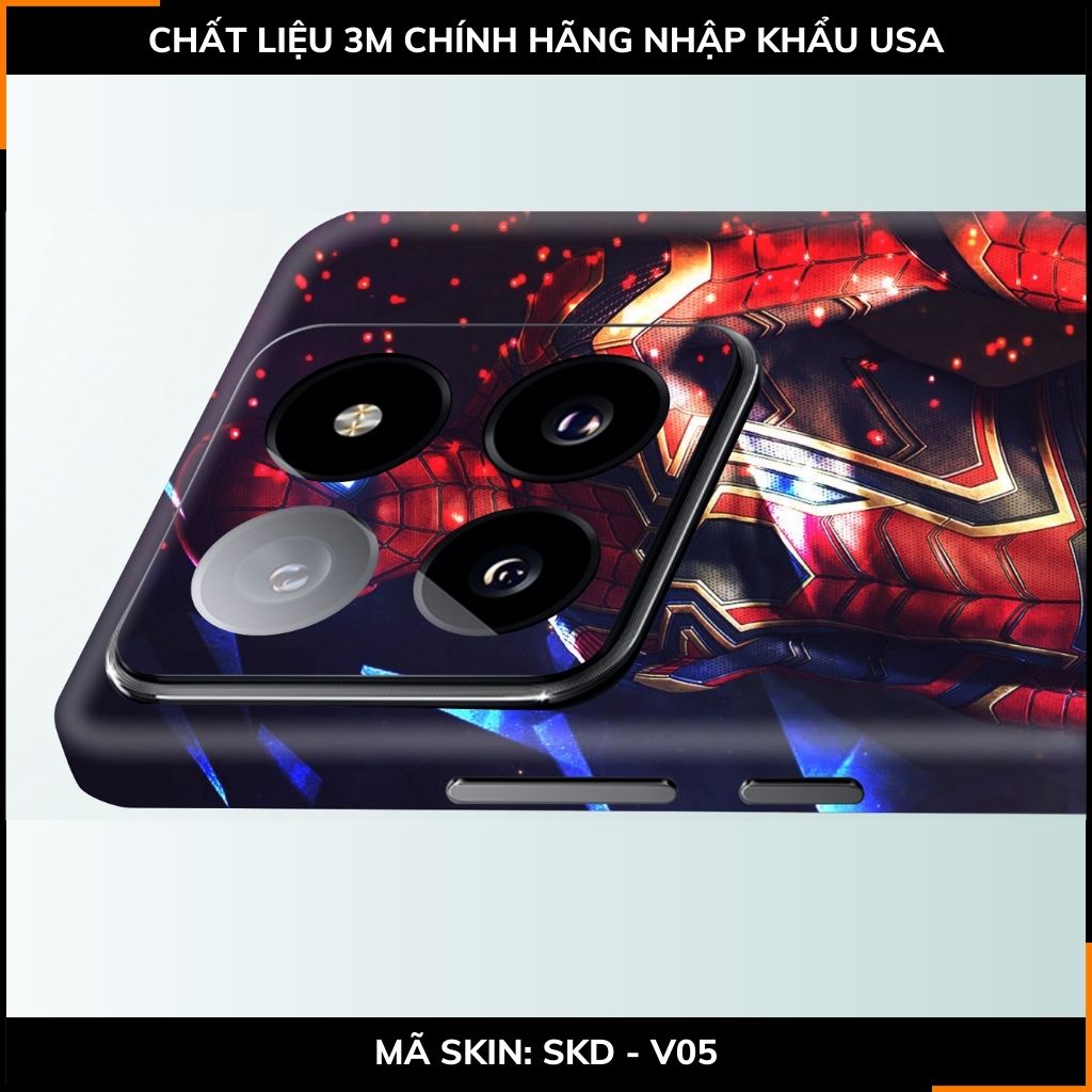Dán skin điện thoại Xiaomi Mi 14 , Mi 14 Pro full body và camera nhập khẩu chính hãng USA in hình MERRY SPIDER MAN - SKD V05 phụ kiện điện thoại huỳnh tân store