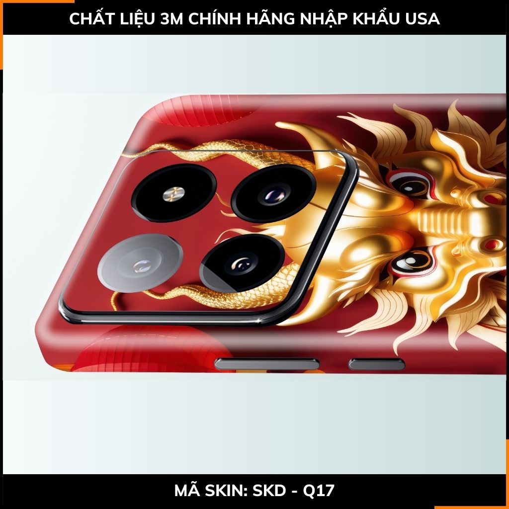 Dán skin điện thoại Xiaomi Mi 14 , Mi 14 Pro full body và camera nhập khẩu chính hãng USA in hình NEW YEAR 2024 - SKD Q17 phụ kiện điện thoại huỳnh tân store