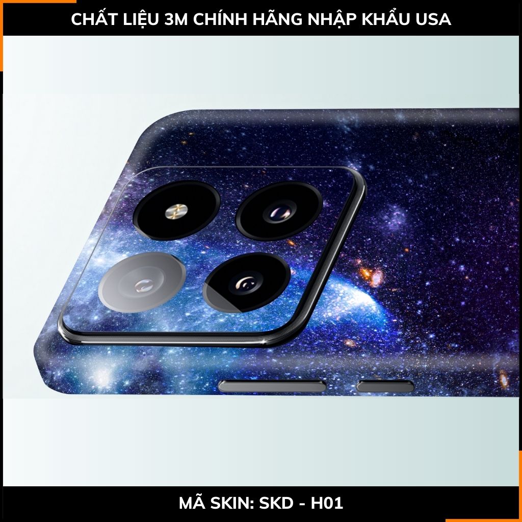 Dán skin điện thoại Xiaomi Mi 14 , Mi 14 Pro full body và camera nhập khẩu chính hãng USA in hình SPACE - SKD H01 phụ kiện điện thoại huỳnh tân store