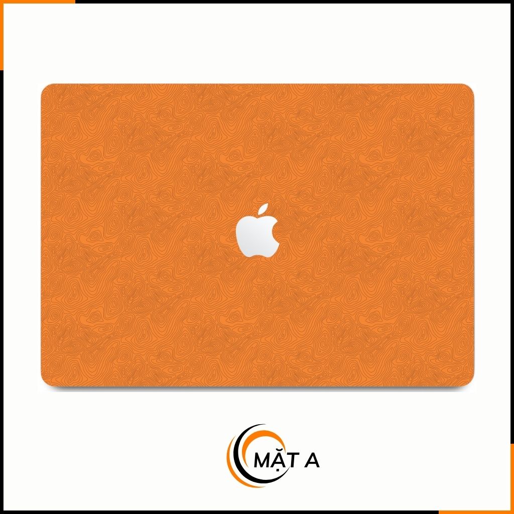 Dán skin macbook pro, macbook air chính hãng 3M nhập khẩu USA - SKIN 3M - MACBOOK - MAP ORANGE - SK-B13-04 phụ kiện điện thoại huỳnh tân store