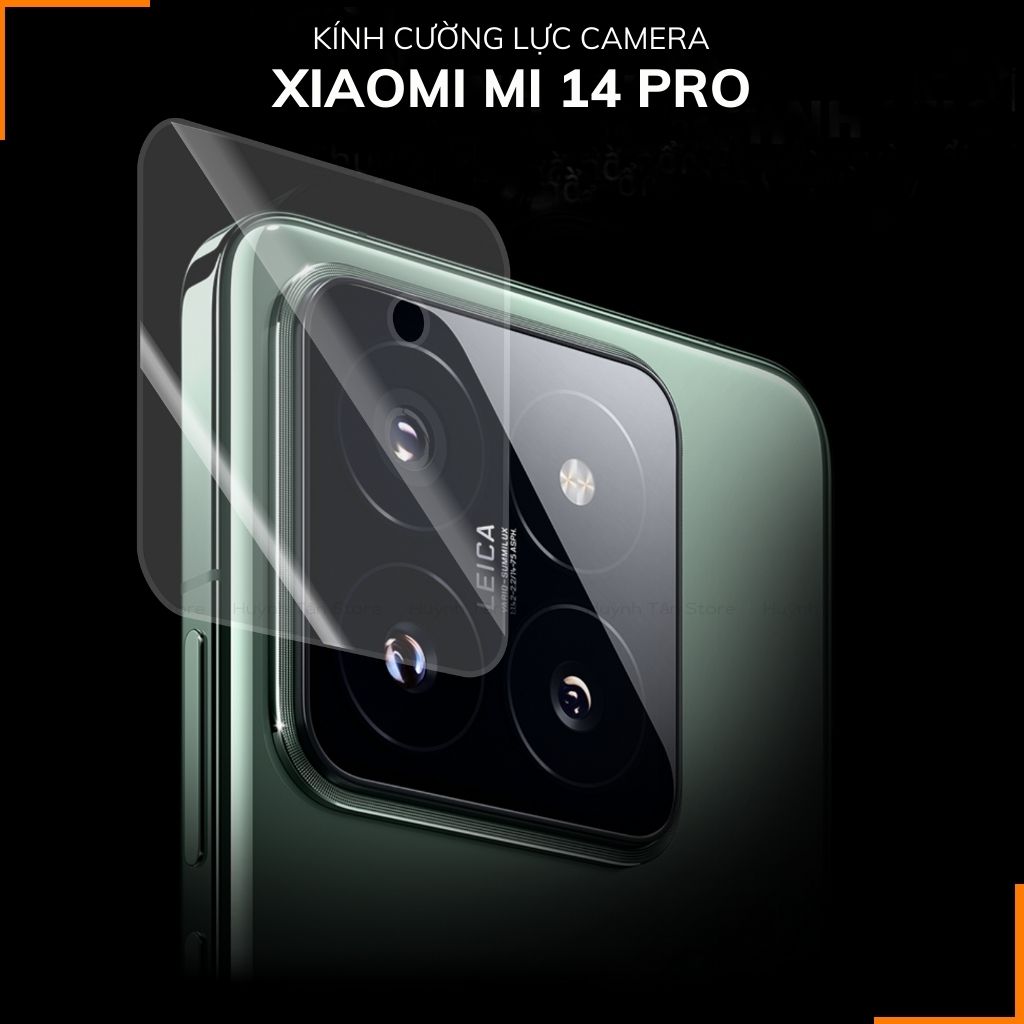 Kính cường lực camera xiaomi mi 14 pro trong suốt bảo vệ cụm camera phụ kiện huỳnh tân store