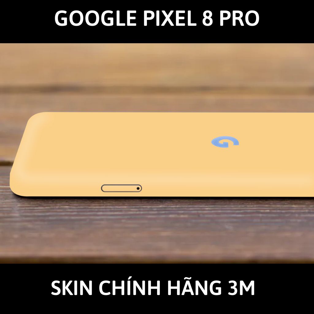 Dán skin điện thoại Pixel 8, Pixel 8 Pro full body và camera nhập khẩu chính hãng USA phụ kiện điện thoại huỳnh tân store - PASTEL YELLOW - Warp Skin Collection