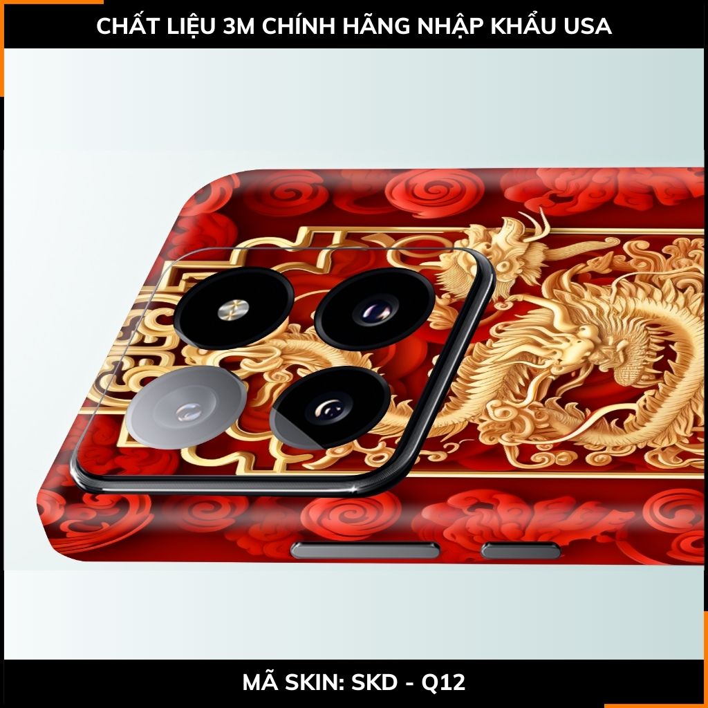 Dán skin điện thoại Xiaomi Mi 14 , Mi 14 Pro full body và camera nhập khẩu chính hãng USA in hình NEW YEAR 2024 - SKD Q12 phụ kiện điện thoại huỳnh tân store