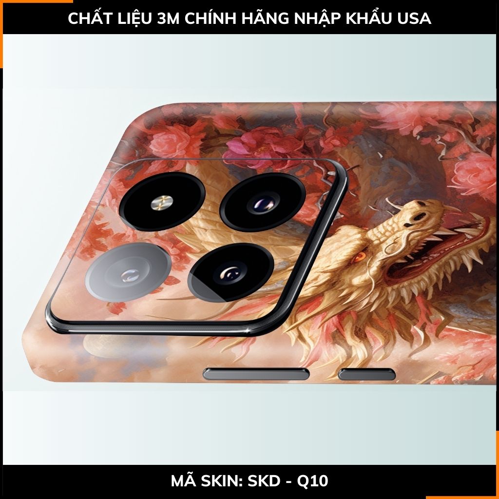 Dán skin điện thoại Xiaomi Mi 14 , Mi 14 Pro full body và camera nhập khẩu chính hãng USA in hình NEW YEAR 2024 - SKD Q10 phụ kiện điện thoại huỳnh tân store