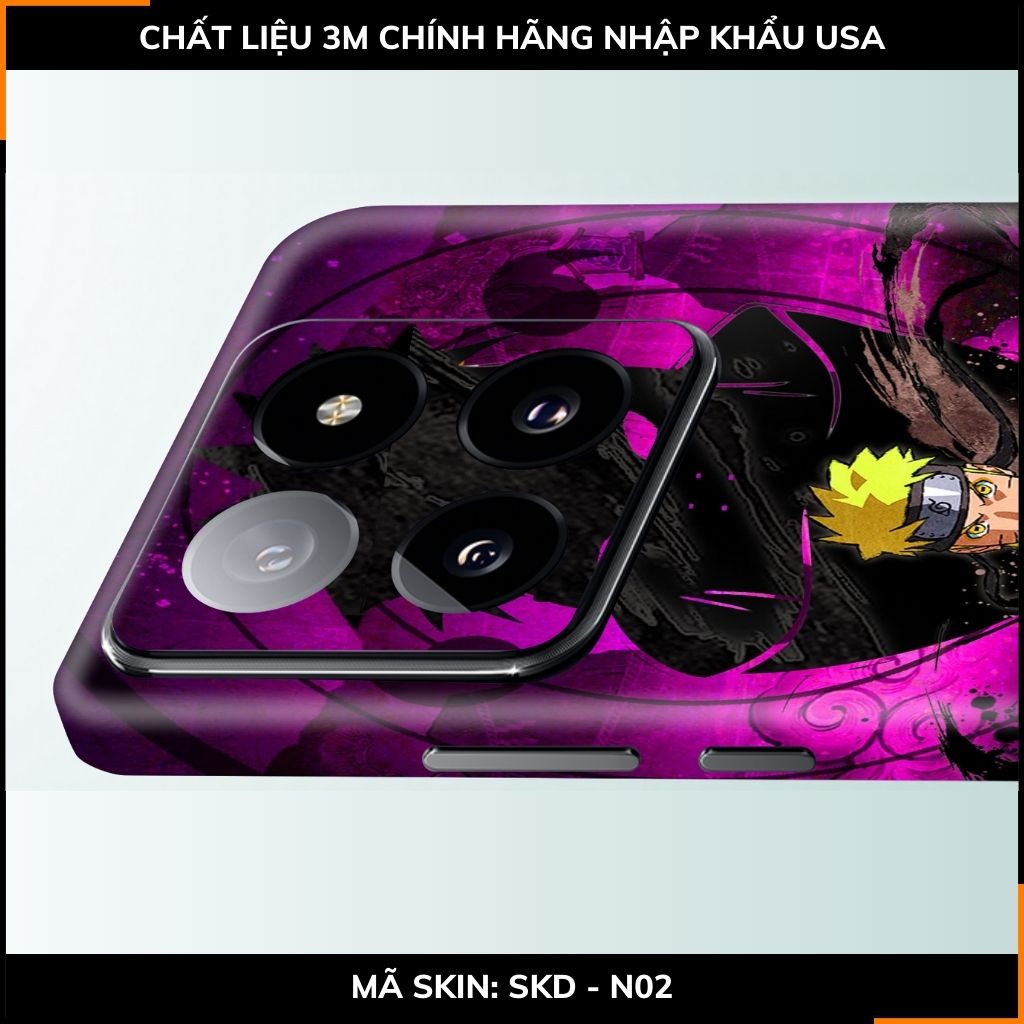 Dán skin điện thoại Xiaomi Mi 14 , Mi 14 Pro full body và camera nhập khẩu chính hãng USA in hình NARUTO - SKD N02 phụ kiện điện thoại huỳnh tân store