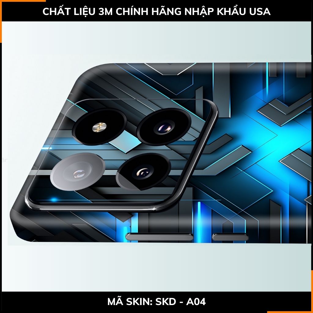 Dán skin điện thoại Xiaomi Mi 14 , Mi 14 Pro full body và camera nhập khẩu chính hãng USA in hình Không gian 3D - SKD A04 phụ kiện điện thoại huỳnh tân store
