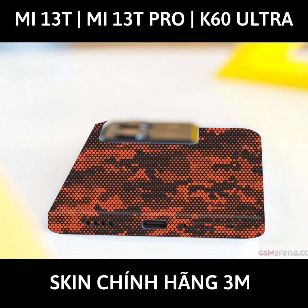 Dán skin điện thoại Mi 13T | Mi 13T Pro  | K60 Ultra full body và camera nhập khẩu chính hãng USA phụ kiện điện thoại huỳnh tân store - MAMBA ORANGE - Warp Skin Collection