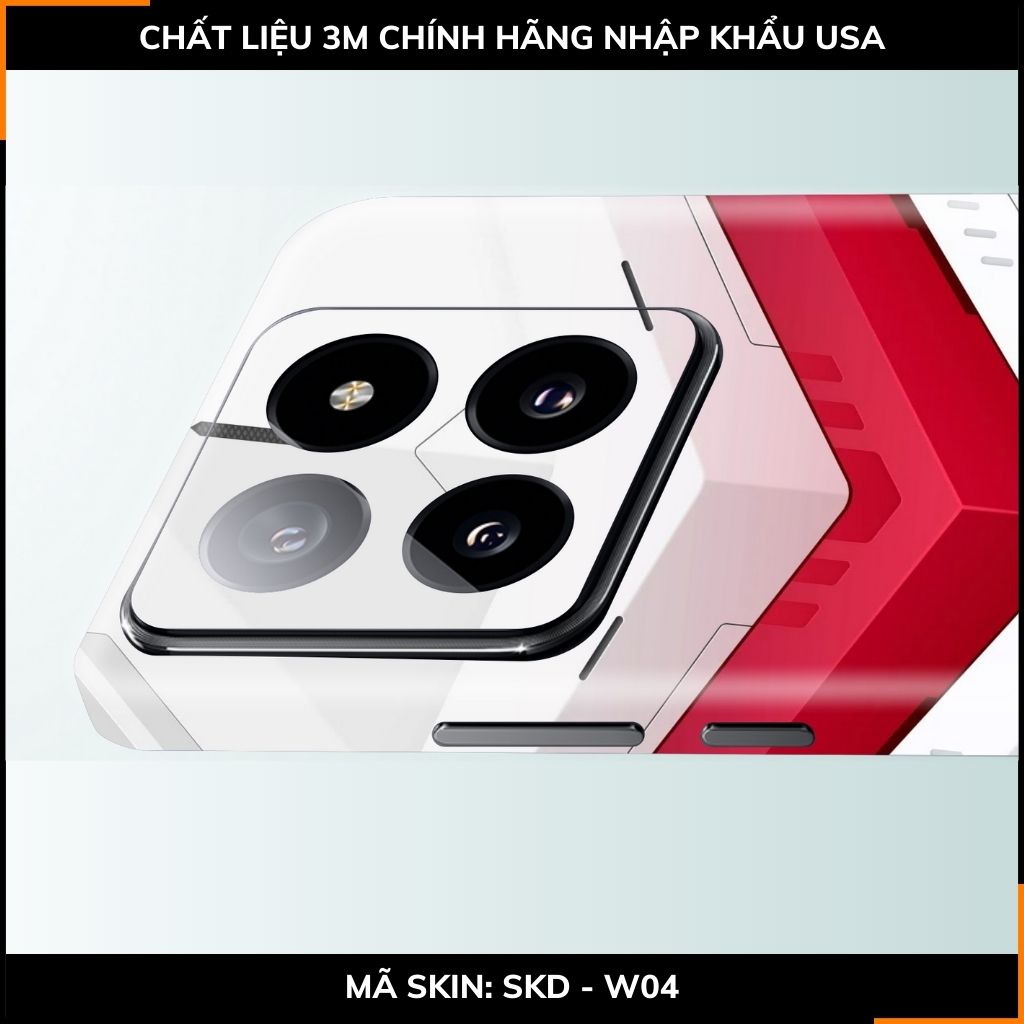 Dán skin điện thoại Xiaomi Mi 14 , Mi 14 Pro full body và camera nhập khẩu chính hãng USA in hình UNIQUE - SKD W04 phụ kiện điện thoại huỳnh tân store