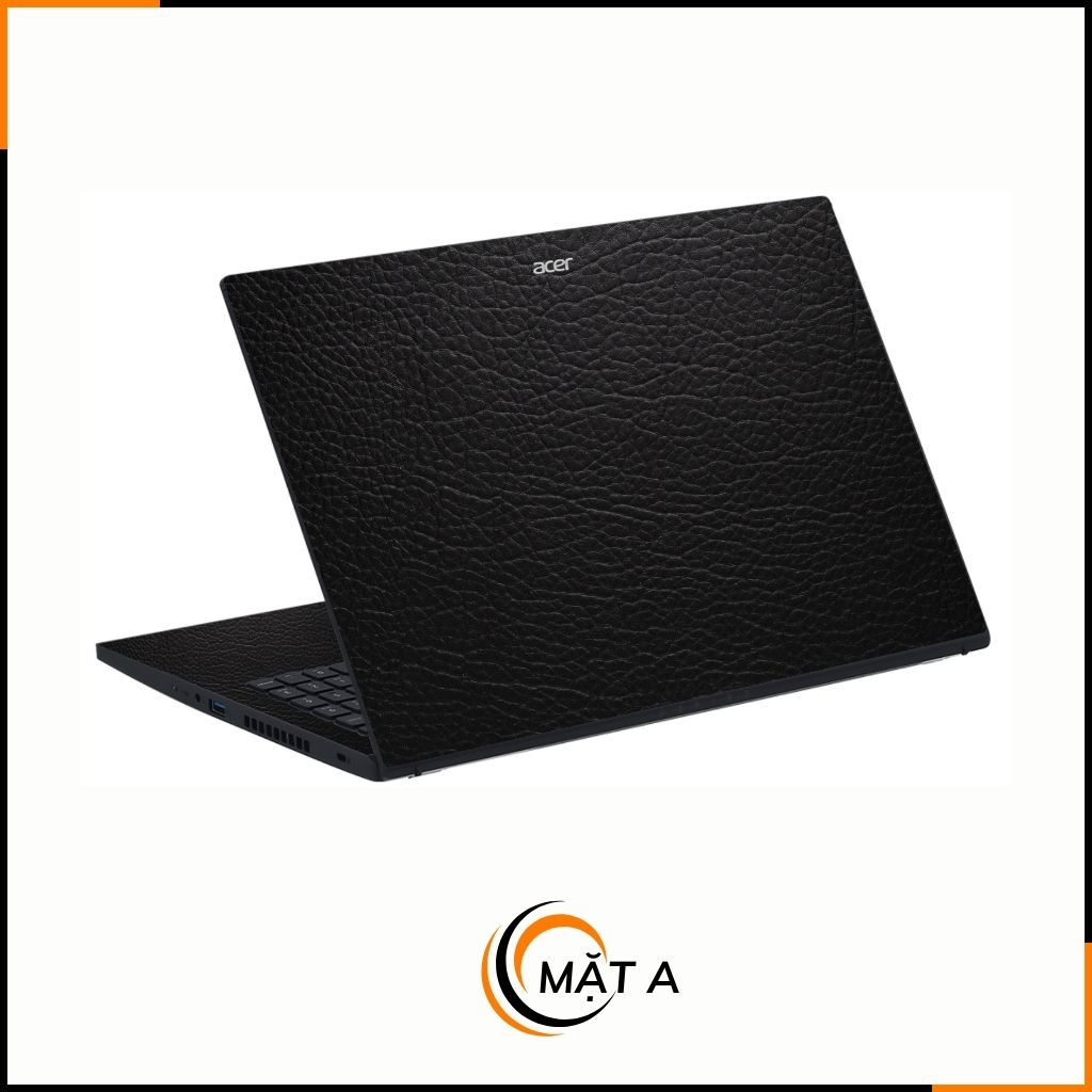 Dán skin laptop asus, dell , acer, hp, msi chính hãng ORAFOL nhập khẩu ĐỨC - SKIN 3M - LAPTOP - LEATHER BLACK - SK-B06-02 phụ kiện điện thoại huỳnh tân store