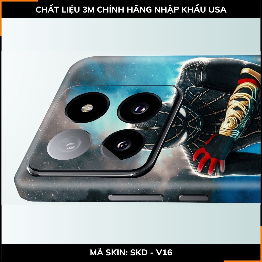 Dán skin điện thoại Xiaomi Mi 14 , Mi 14 Pro full body và camera nhập khẩu chính hãng USA in hình MERRY SPIDER MAN - SKD V16 phụ kiện điện thoại huỳnh tân store