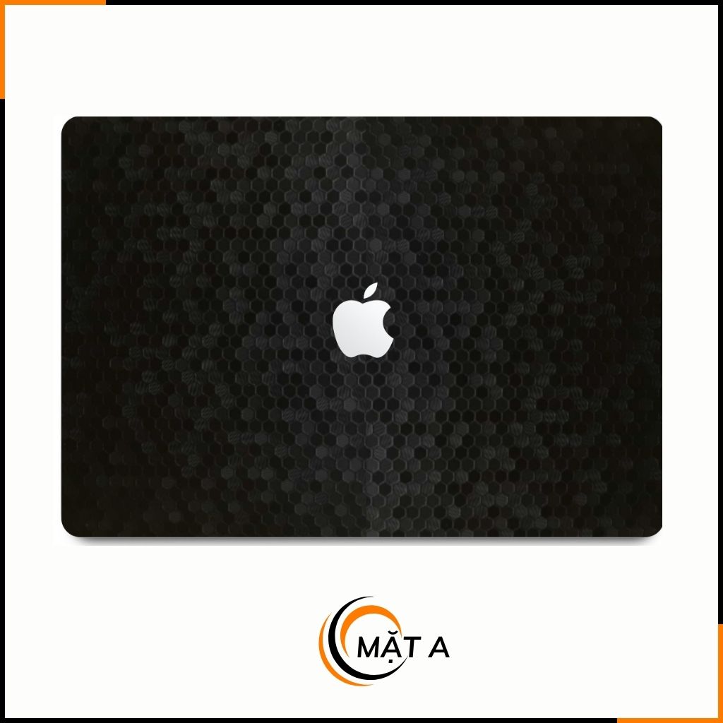 Dán skin macbook pro, macbook air chính hãng 3M nhập khẩu USA -SKIN 3M - MACBOOK - HONEYCOMB BLACK - SK-B11-05 phụ kiện điện thoại huỳnh tân store