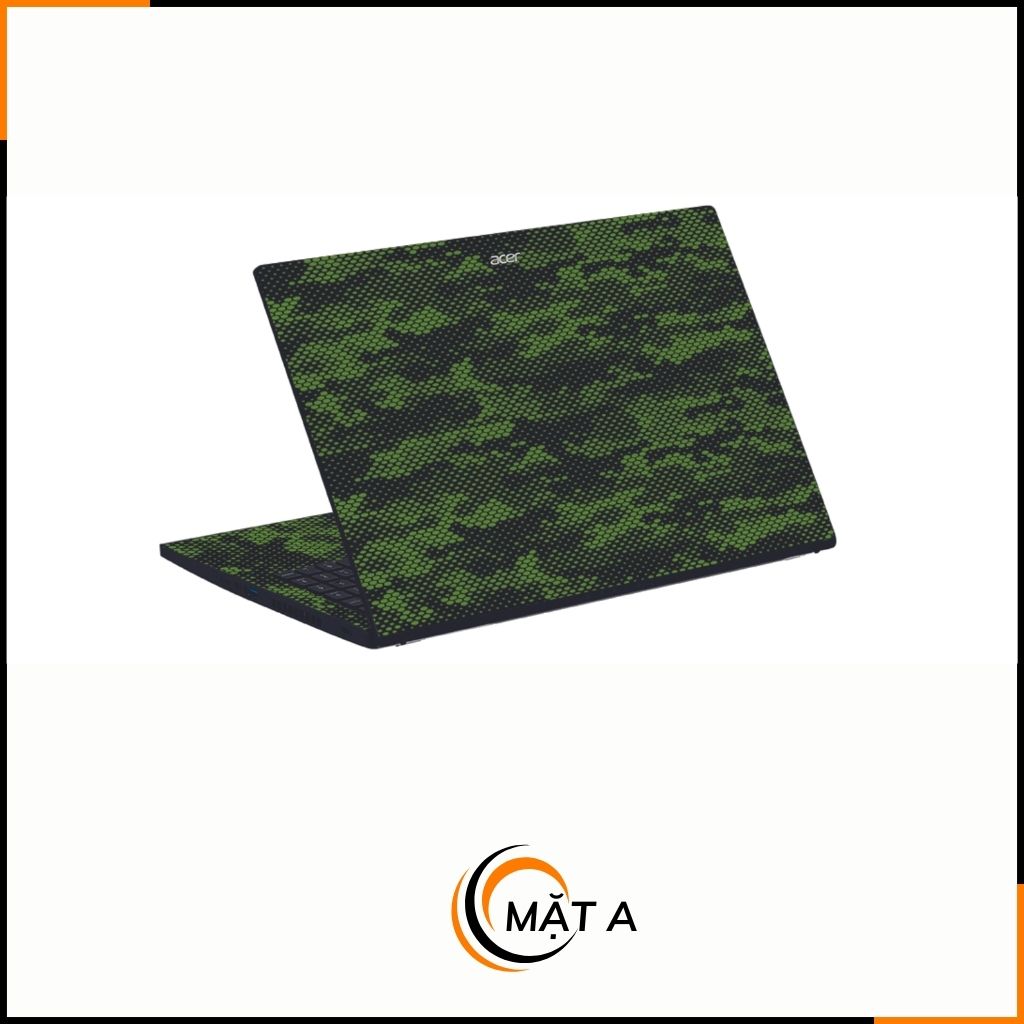Dán skin laptop asus, dell , acer, hp, msi chính hãng ORAFOL nhập khẩu ĐỨC - SKIN 3M - LAPTOP - MAMBA GREEN  - SK B03 03 phụ kiện điện thoại huỳnh tân store
