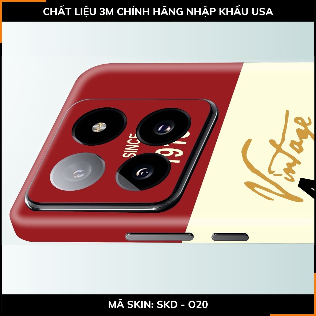 Dán skin điện thoại Xiaomi Mi 14 , Mi 14 Pro full body và camera nhập khẩu chính hãng USA in hình VINTAGE RACING - SKD O20 phụ kiện điện thoại huỳnh tân store