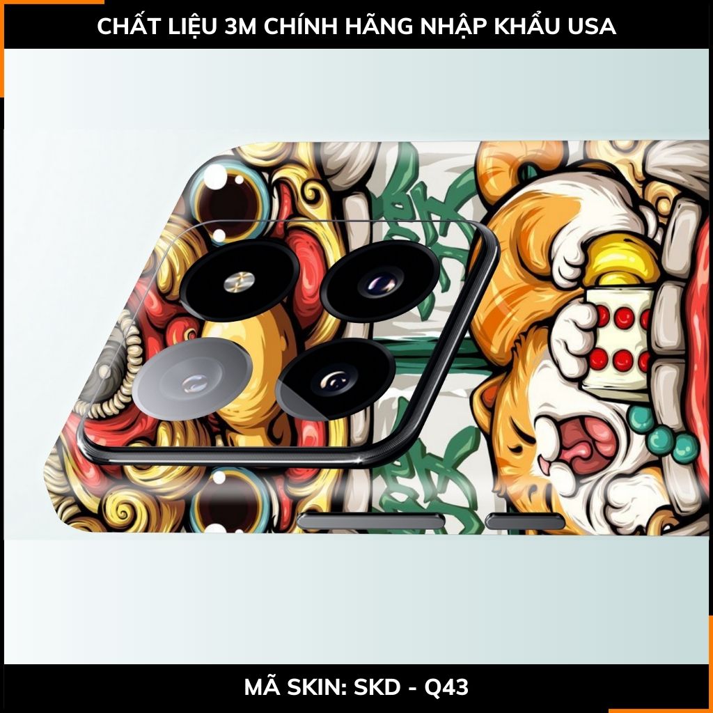 Dán skin điện thoại Xiaomi Mi 14 , Mi 14 Pro full body và camera nhập khẩu chính hãng USA in hình NEW YEAR 2024 - SKD Q43 phụ kiện điện thoại huỳnh tân store