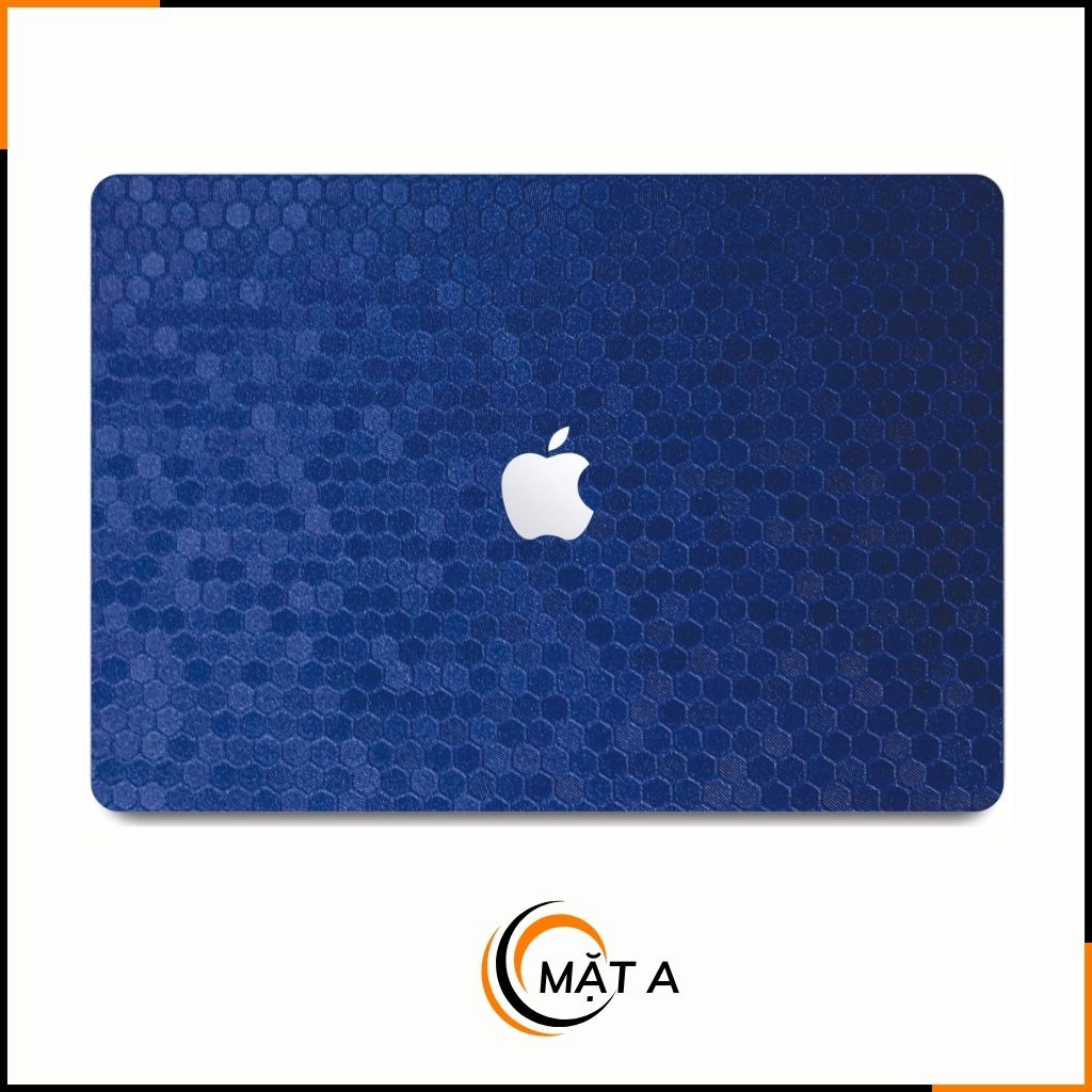 Dán skin macbook pro, macbook air chính hãng 3M nhập khẩu USA -SKIN 3M - MACBOOK - HONEYCOMB BLUE - SK-B11-04 phụ kiện điện thoại huỳnh tân store