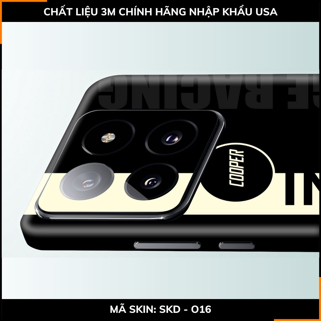 Dán skin điện thoại Xiaomi Mi 14 , Mi 14 Pro full body và camera nhập khẩu chính hãng USA in hình VINTAGE RACING - SKD O16 phụ kiện điện thoại huỳnh tân store