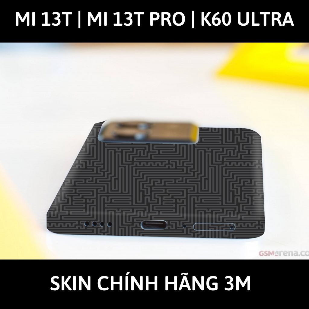 Dán skin điện thoại Mi 13T | Mi 13T Pro  | K60 Ultra full body và camera nhập khẩu chính hãng USA phụ kiện điện thoại huỳnh tân store -  PATTEN TEXTURE 03 - Warp Skin Collection