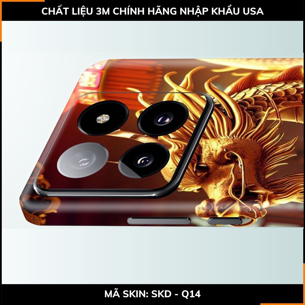 Dán skin điện thoại Xiaomi Mi 14 , Mi 14 Pro full body và camera nhập khẩu chính hãng USA in hình NEW YEAR 2024 - SKD Q14 phụ kiện điện thoại huỳnh tân store