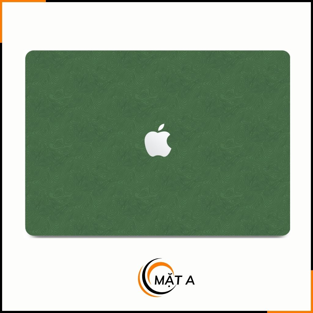 Dán skin macbook pro, macbook air chính hãng 3M nhập khẩu USA - SKIN 3M - MACBOOK - MAP GREEN - SK-B13-05 phụ kiện điện thoại huỳnh tân store