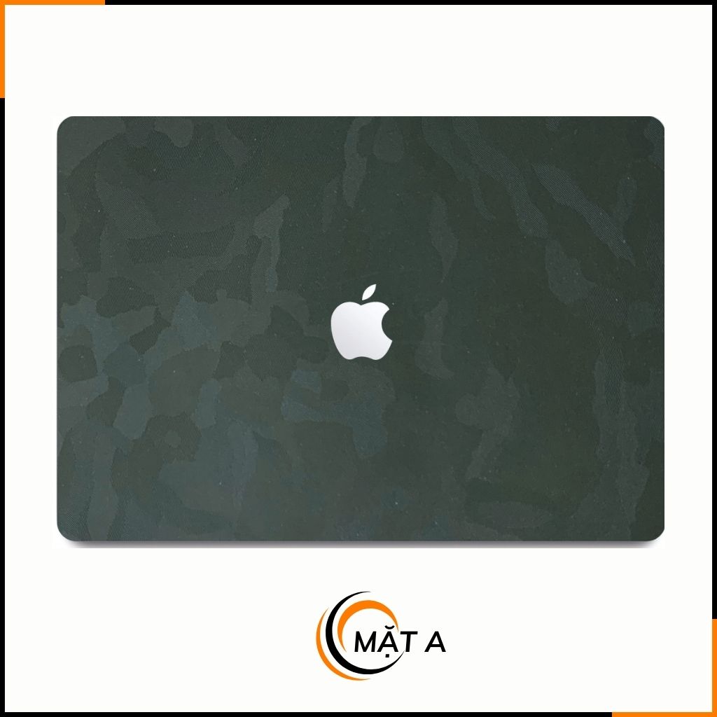 Dán skin macbook pro, macbook air chính hãng 3M nhập khẩu USA - SKIN 3M - MACBOOK - CAMO GREEN - SK-B12-02 phụ kiện điện thoại huỳnh tân store