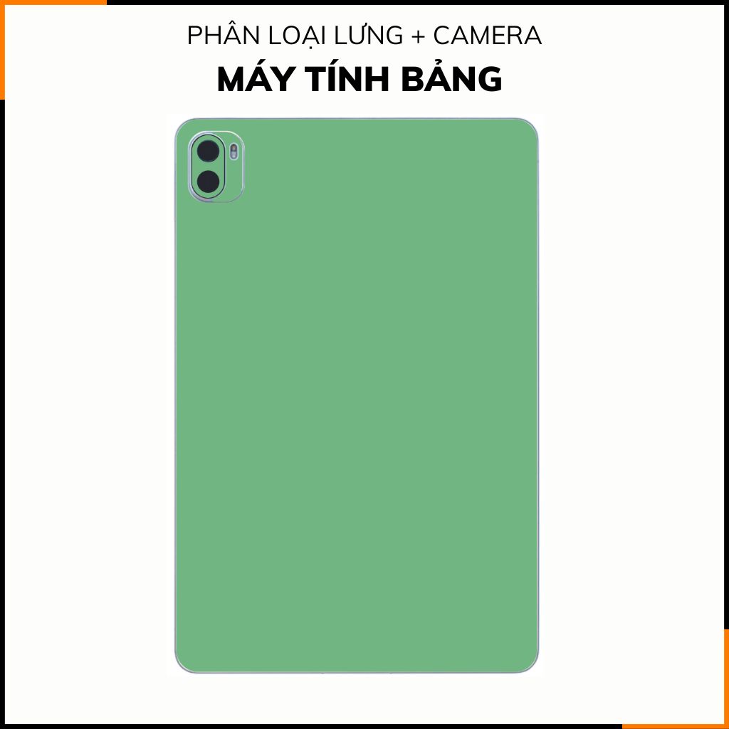Dán skin máy tính bảng xiaomi, huawei, oppo, lenovo, google, microsoft, vivo  full body và camera chính hãng ORAFOL nhập khẩu từ ĐỨC MÁY TÍNH BẢNG  - PASTEL GREEN -  SK A02 02 phụ kiện điện thoại huỳnh tân store