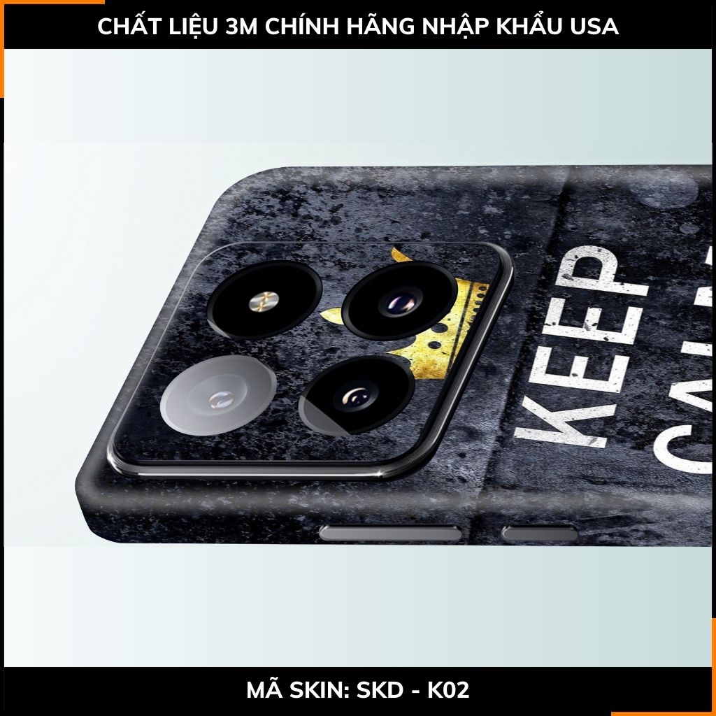 Dán skin điện thoại Xiaomi Mi 14 , Mi 14 Pro full body và camera nhập khẩu chính hãng USA in hình THÀNH NGỮ - SKD K02 phụ kiện điện thoại huỳnh tân store