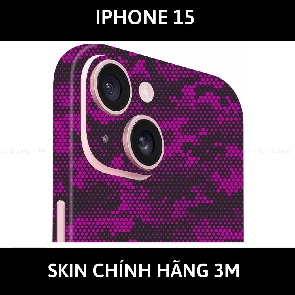 Dán skin điện thoại Iphone 15, Iphone 15 Plus full body và camera nhập khẩu chính hãng USA phụ kiện điện thoại huỳnh tân store - MAMBA PURPLE - Warp Skin Collection