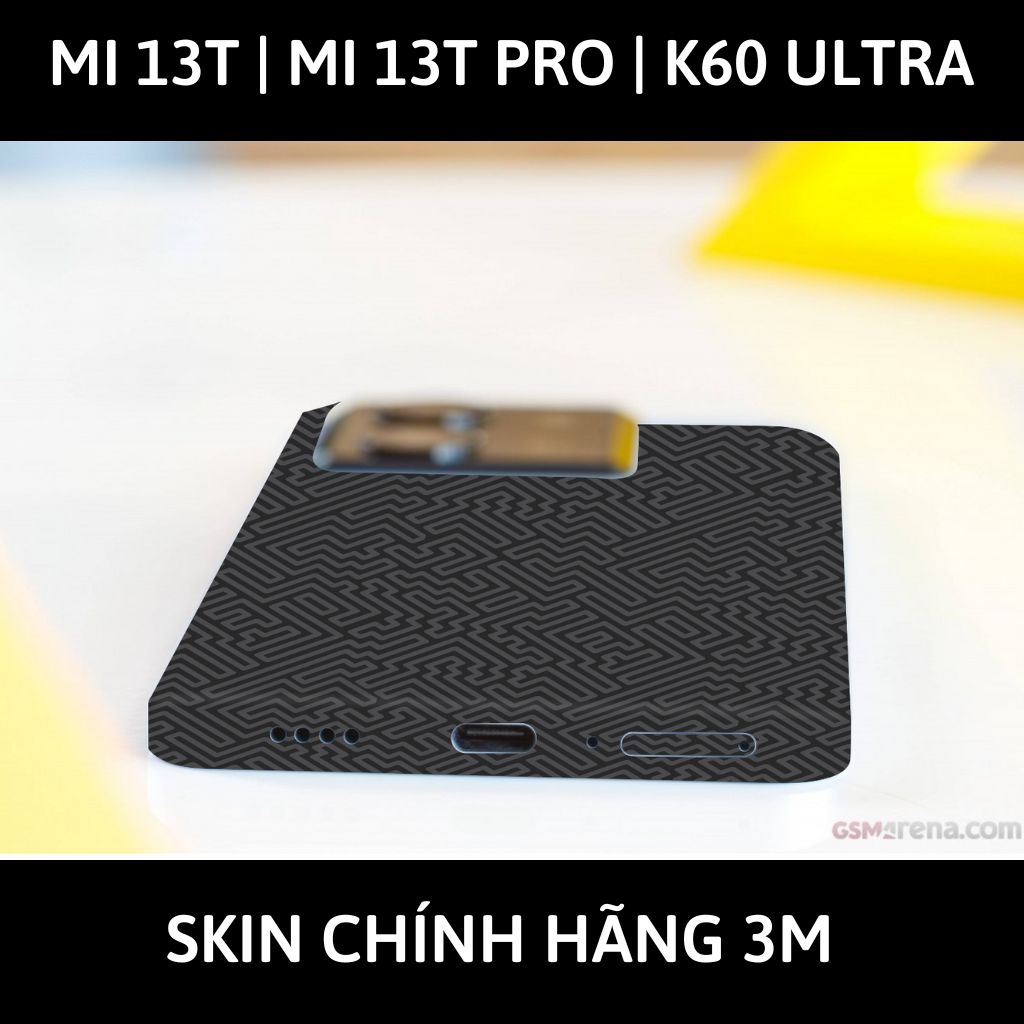 Dán skin điện thoại Mi 13T | Mi 13T Pro  | K60 Ultra full body và camera nhập khẩu chính hãng USA phụ kiện điện thoại huỳnh tân store -  PATTEN TEXTURE 01 - Warp Skin Collection