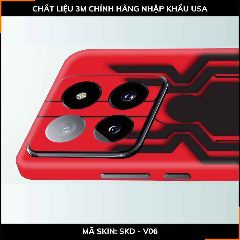 Dán skin điện thoại Xiaomi Mi 14 , Mi 14 Pro full body và camera nhập khẩu chính hãng USA in hình MERRY SPIDER MAN - SKD V06 phụ kiện điện thoại huỳnh tân store