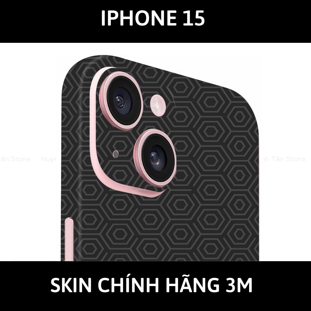 Dán skin điện thoại Iphone 15, Iphone 15 Plus full body và camera nhập khẩu chính hãng USA phụ kiện điện thoại huỳnh tân store - PATTEN TEXTURE 05 - Warp Skin Collection