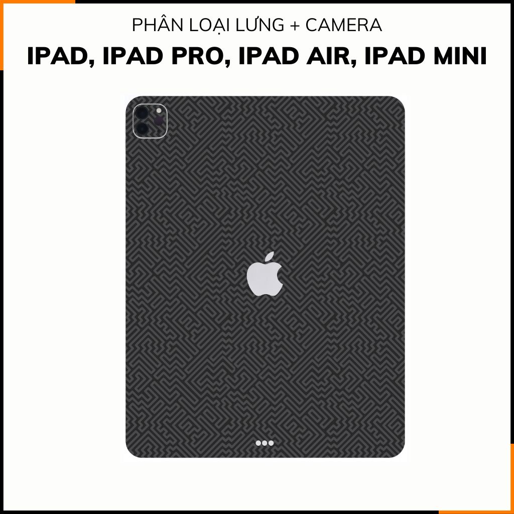 Dán skin ipad , ipad pro, ipad air , ipad mini full body và camera chính hãng 3M - PATTEN TEXTURE 01 - SK-B05-01 phụ kiện điện thoại huỳnh tân store