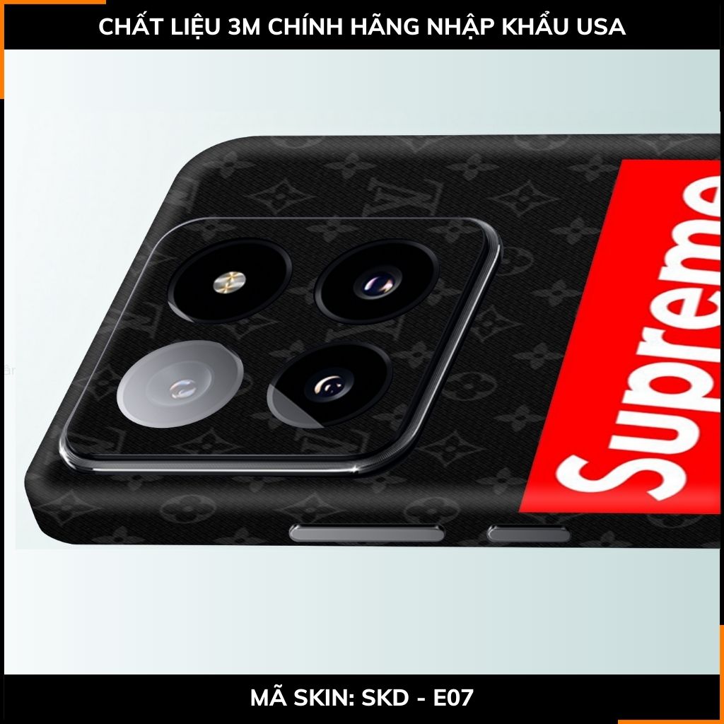 Dán skin điện thoại Xiaomi Mi 14 , Mi 14 Pro full body và camera nhập khẩu chính hãng USA in hình Thương Hiệu - SKD E07 phụ kiện điện thoại huỳnh tân store