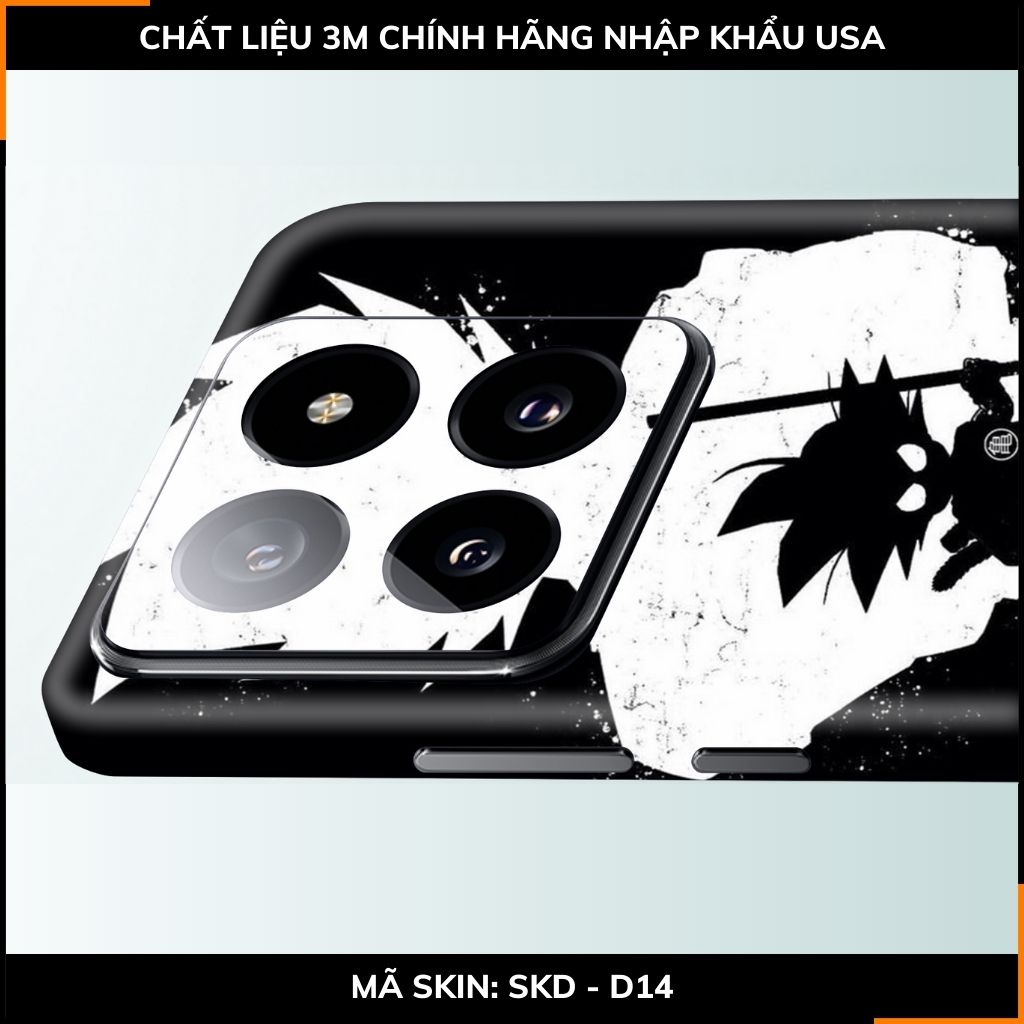 Dán skin điện thoại Xiaomi Mi 14 , Mi 14 Pro full body và camera nhập khẩu chính hãng USA in hình Dragon Ball - SKD D14 phụ kiện điện thoại huỳnh tân store