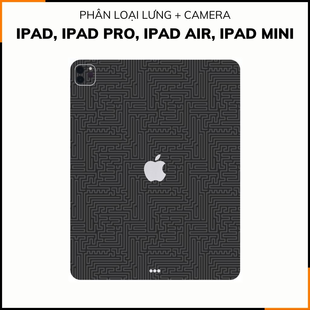 Dán skin ipad , ipad pro, ipad air , ipad mini full body và camera chính hãng 3M - PATTEN TEXTURE 03 - SK-B05-03 phụ kiện điện thoại huỳnh tân store