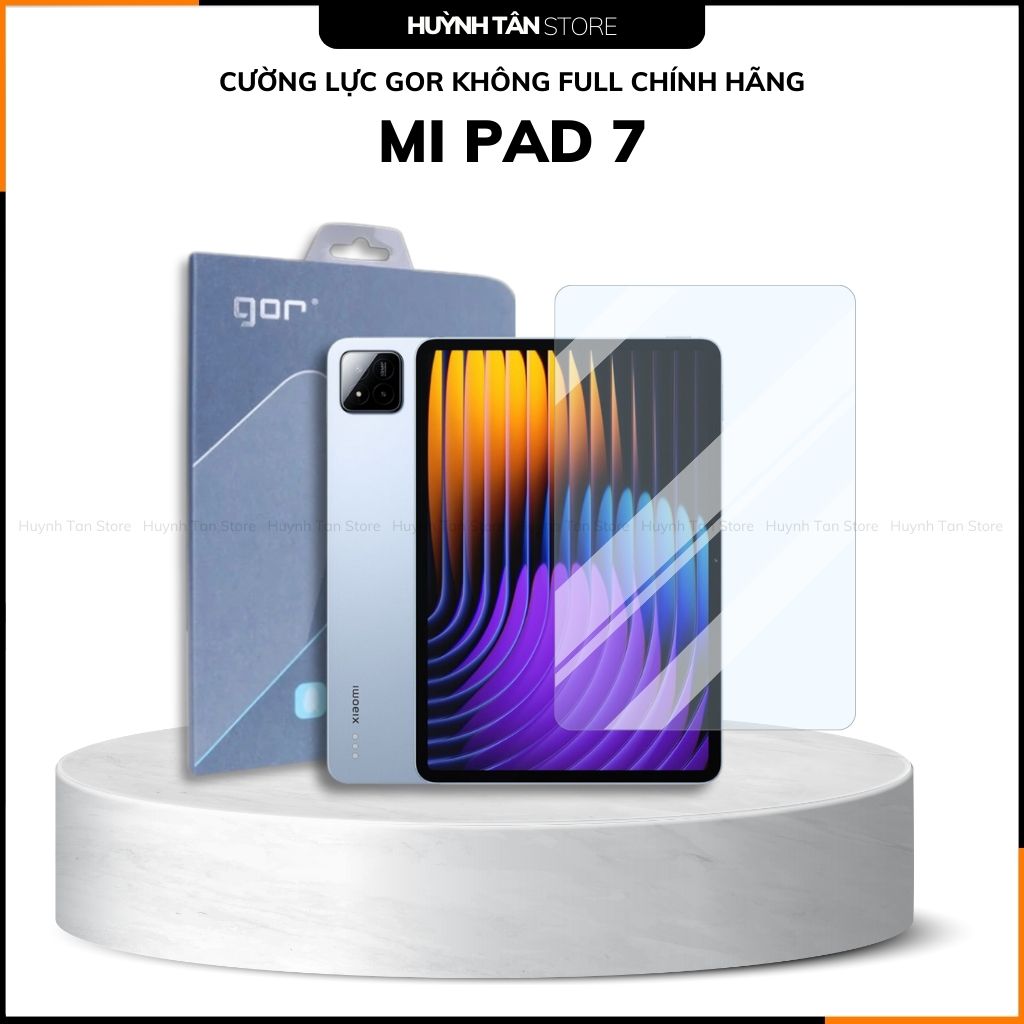 Cường lực Xiaomi  mi pad 7 / 7 Pro trong suốt KHÔNG FULL MÀN chống bám vân tay chính hãng GOR  5.0  1 đánh giá