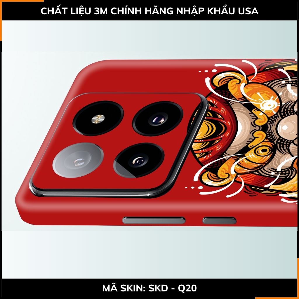 Dán skin điện thoại Xiaomi Mi 14 , Mi 14 Pro full body và camera nhập khẩu chính hãng USA in hình NEW YEAR 2024 - SKD Q20 phụ kiện điện thoại huỳnh tân store