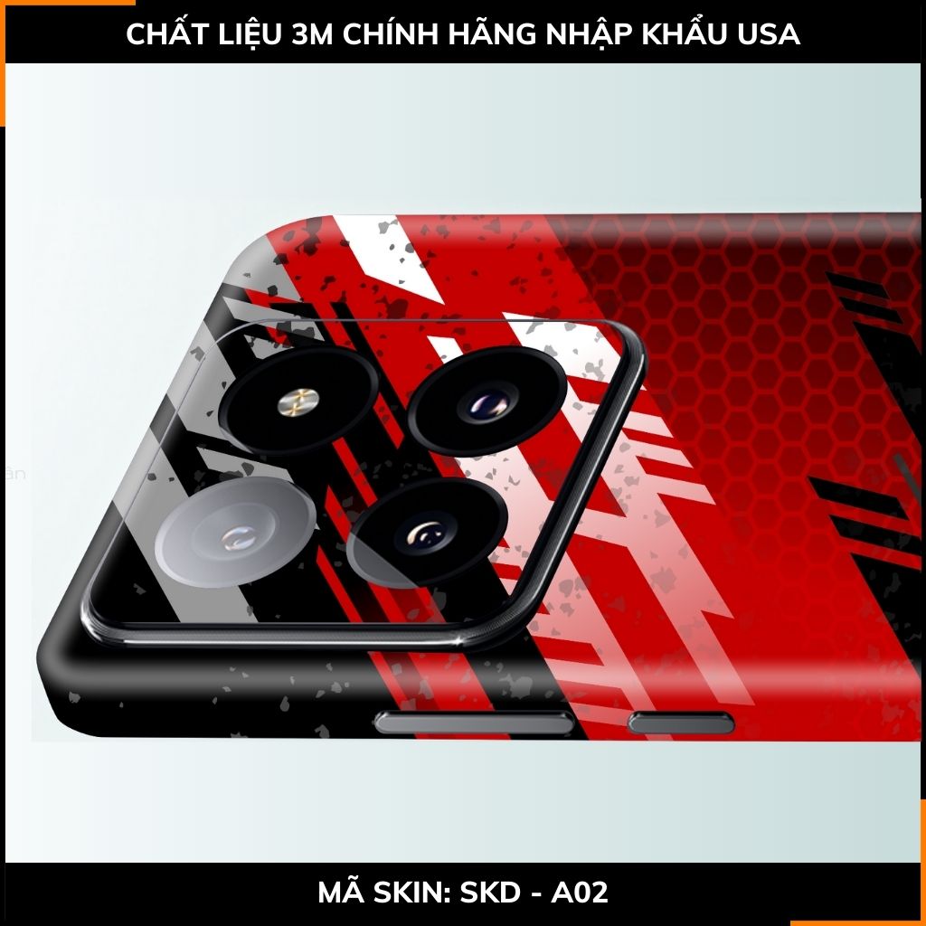 Dán skin điện thoại Xiaomi Mi 14 , Mi 14 Pro full body và camera nhập khẩu chính hãng USA in hình Không gian 3D - SKD  A02 phụ kiện điện thoại huỳnh tân store