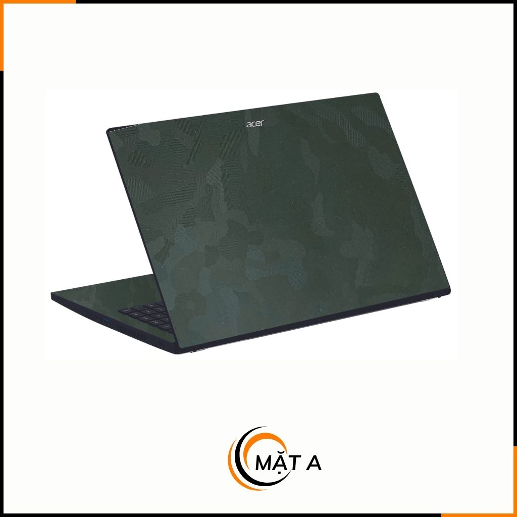 Dán skin laptop asus, dell , acer, hp, msi chính hãng ORAFOL nhập khẩu ĐỨC - SKIN 3M - LAPTOP - CAMO GREEN - SK-B12-02 phụ kiện điện thoại huỳnh tân store