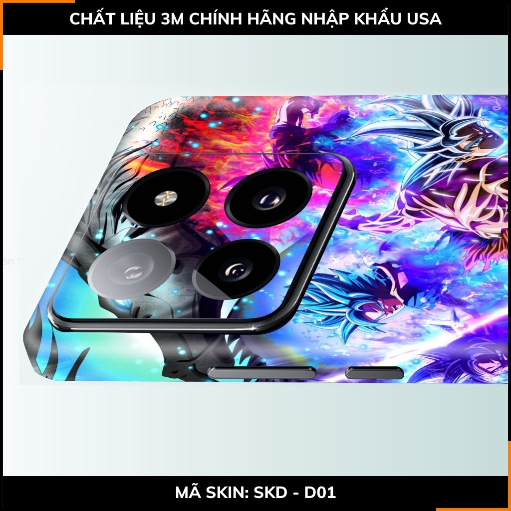 Dán skin điện thoại Xiaomi Mi 14 , Mi 14 Pro full body và camera nhập khẩu chính hãng USA in hình Dragon Ball - SKD D01 phụ kiện điện thoại huỳnh tân store