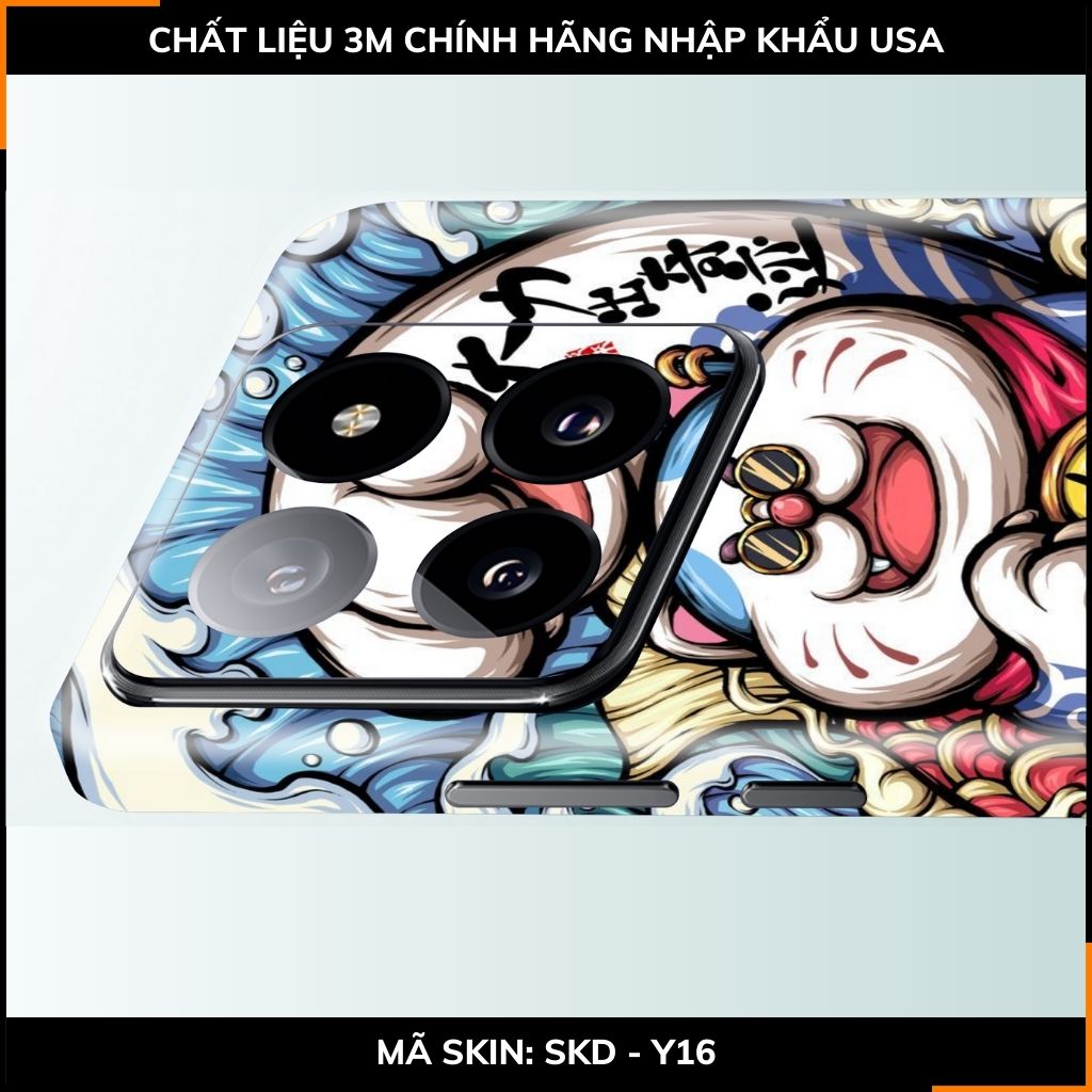 Dán skin điện thoại Xiaomi Mi 14 , Mi 14 Pro full body và camera nhập khẩu chính hãng USA in hình LUCKY CAT - SKD Y16 phụ kiện điện thoại huỳnh tân store