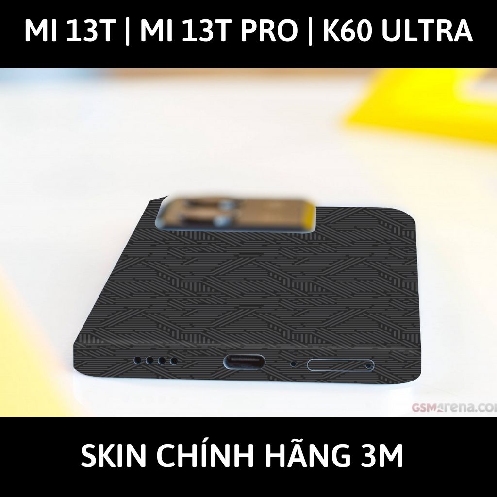 Dán skin điện thoại Mi 13T | Mi 13T Pro  | K60 Ultra full body và camera nhập khẩu chính hãng USA phụ kiện điện thoại huỳnh tân store -  PATTEN TEXTURE 02 - Warp Skin Collection