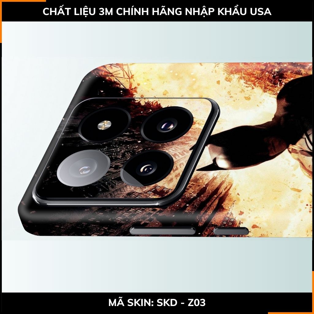 Dán skin điện thoại Xiaomi Mi 14 , Mi 14 Pro full body và camera nhập khẩu chính hãng USA in hình SUPER MAN - SKD Z03 phụ kiện điện thoại huỳnh tân store