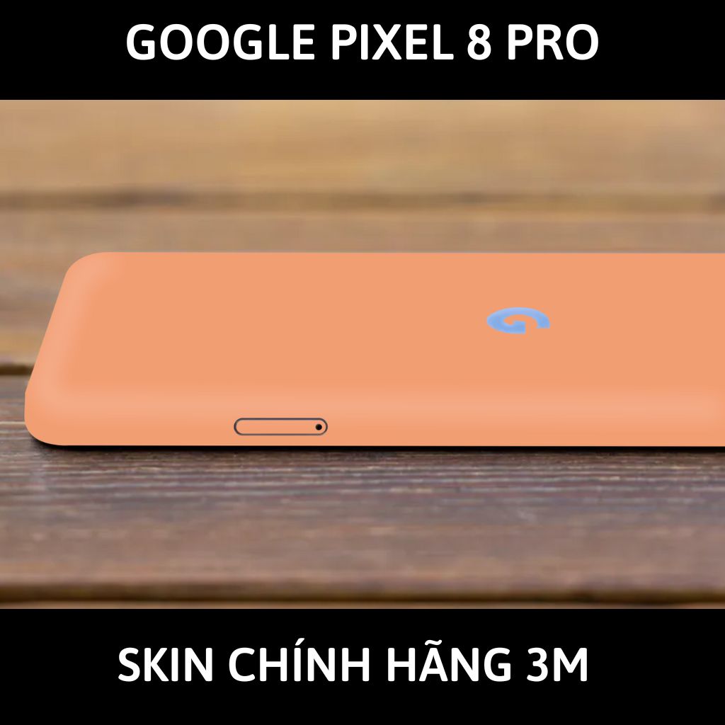 Dán skin điện thoại Pixel 8, Pixel 8 Pro full body và camera nhập khẩu chính hãng USA phụ kiện điện thoại huỳnh tân store - PASTEL ORANGE - Warp Skin Collection