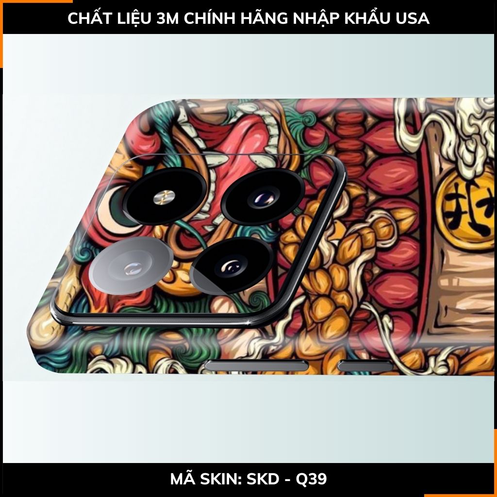 Dán skin điện thoại Xiaomi Mi 14 , Mi 14 Pro full body và camera nhập khẩu chính hãng USA in hình NEW YEAR 2024 - SKD Q39 phụ kiện điện thoại huỳnh tân store