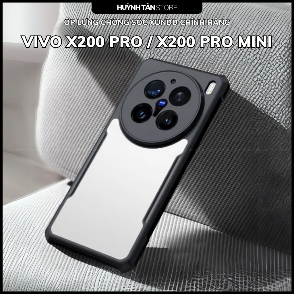 Ốp lưng vivo x200 pro x200 pro mini chống sốc xundd bảo vệ camera chính hãng chống ố vàng