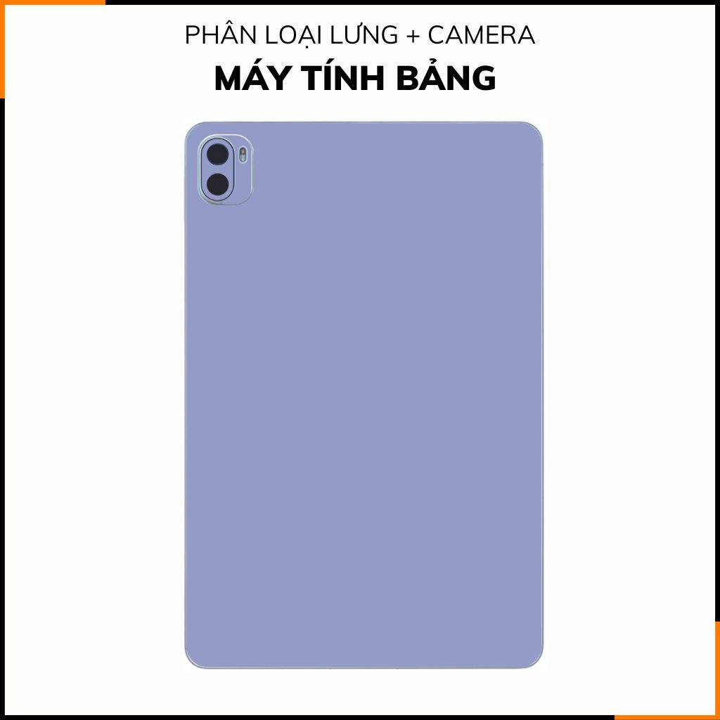 Dán skin máy tính bảng xiaomi, huawei, oppo, lenovo, google, microsoft, vivo  full body và camera chính hãng ORAFOL nhập khẩu từ ĐỨC MÁY TÍNH BẢNG  - PASTEL PURPLE -  SK A02 05 phụ kiện điện thoại huỳnh tân store