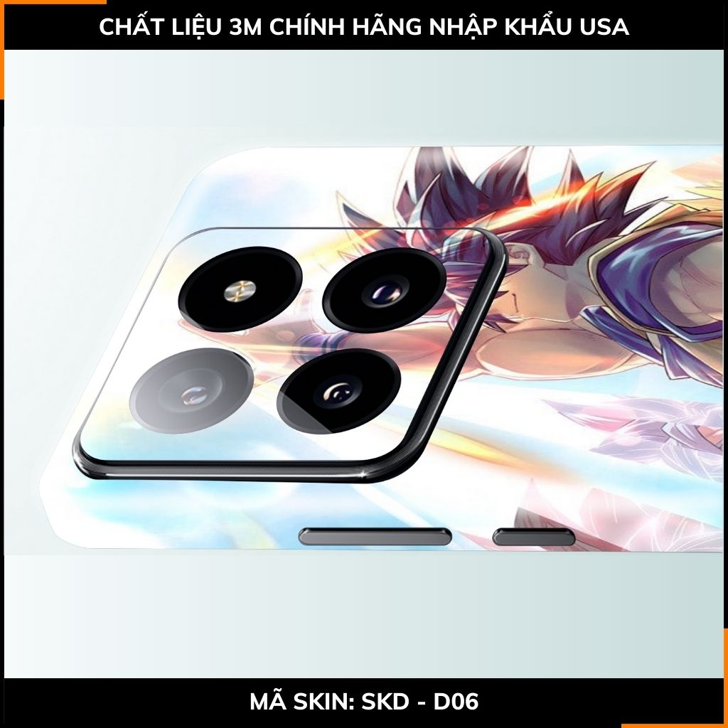 Dán skin điện thoại Xiaomi Mi 14 , Mi 14 Pro full body và camera nhập khẩu chính hãng USA in hình Dragon Ball - SKD D06 phụ kiện điện thoại huỳnh tân store