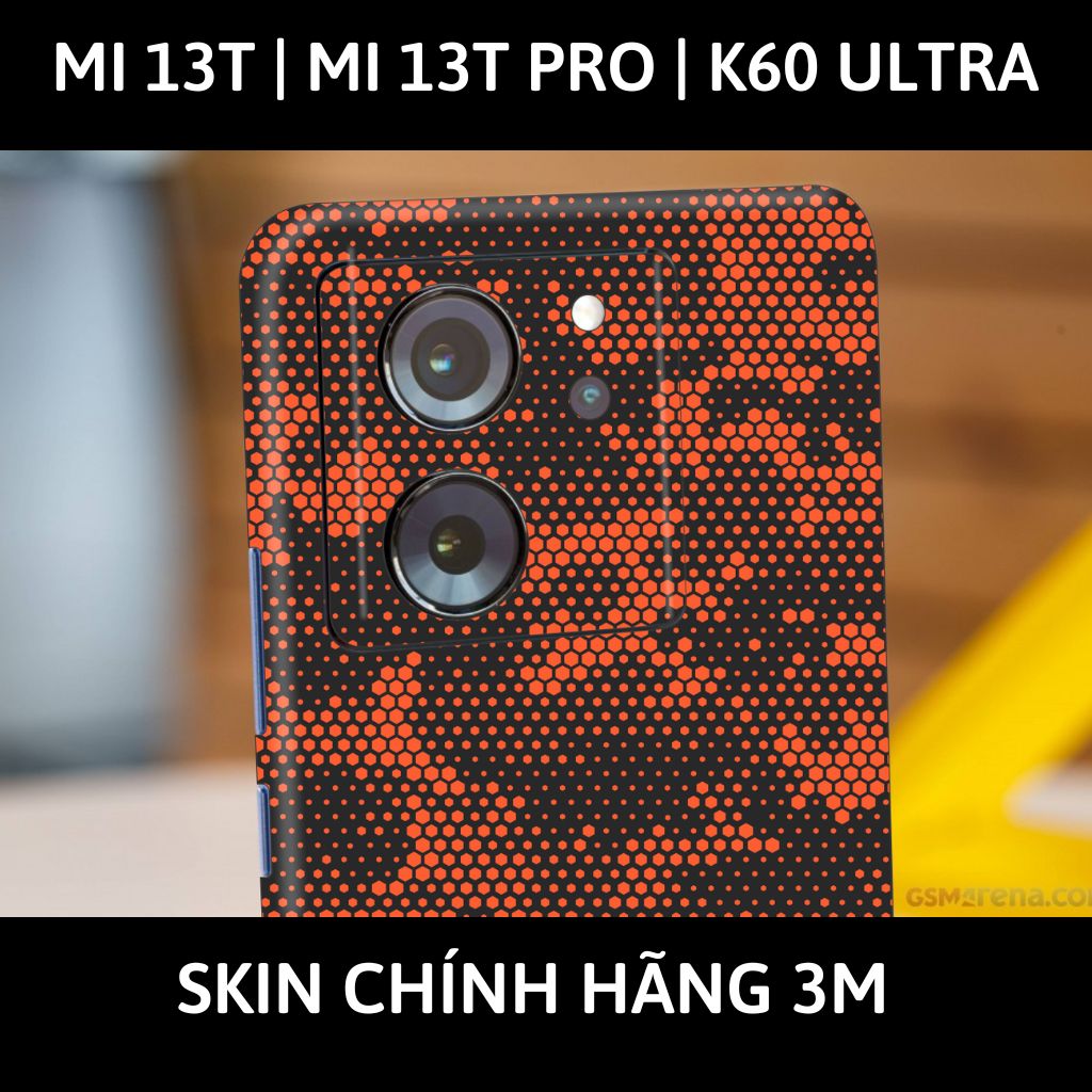 Dán skin điện thoại Mi 13T | Mi 13T Pro  | K60 Ultra full body và camera nhập khẩu chính hãng USA phụ kiện điện thoại huỳnh tân store - MAMBA ORANGE - Warp Skin Collection